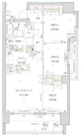 プレイズ船堀 13階 間取り図