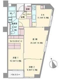 山下公園ハイツ 809 間取り図