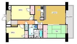 プランベール横須賀汐入 4階 間取り図