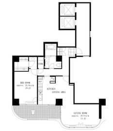 御殿山トラストコート 1921 間取り図