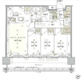 リビオタワー羽沢横浜国大 16階 間取り図