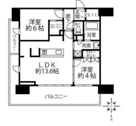 クリオレジダンス川崎南幸町 7階 間取り図