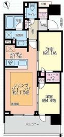 リビオタワー羽沢横浜国大 22階 間取り図