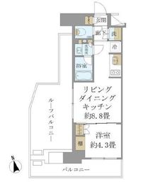 パレステージ新高島平 7階 間取り図