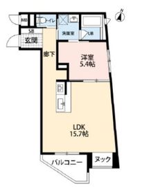 アクセス池袋アネックス 202 間取り図