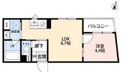 アクセス池袋アネックス 203 間取り図