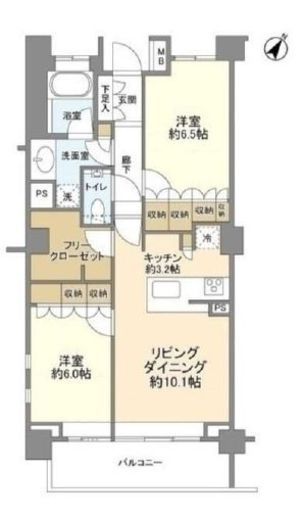 ザ・パークハウス江ノ島レジデンス 2階 間取り図