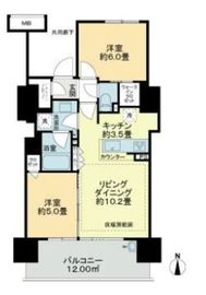 ザ・グランアルト錦糸町 11階 間取り図