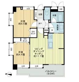 シーアイマンション千駄ヶ谷 2階 間取り図