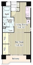 パルティーレ西落合 101 間取り図