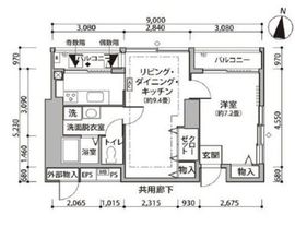 東雲キャナルコートCODAN 11-720 間取り図