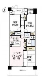 コスモ京町エクシード 4階 間取り図