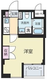 サンライズ横濱東口 4階 間取り図