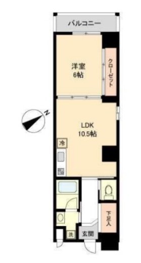 カーサ・アウローラ 701 間取り図