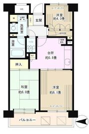 フレスコ川崎 1010 間取り図