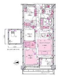 ブランズ牛込柳町 1階 間取り図