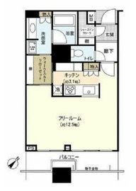 ステーションガーデンタワー 33階 間取り図