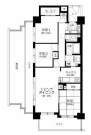 サンクタス大島EX 1階 間取り図