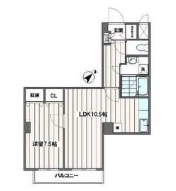 ライオンズマンション池袋 6階 間取り図