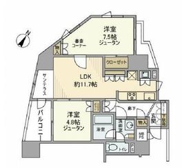 アルカーデン池袋 10階 間取り図