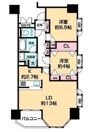 ライオンズマンション高輪 7階 間取り図