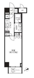 フィース水天宮前 4階 間取り図