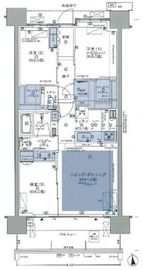 シティハウス平井 4階 間取り図