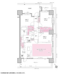 Be CITYベイウィング 1階 間取り図