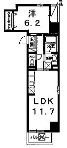 グランリドー 201 間取り図