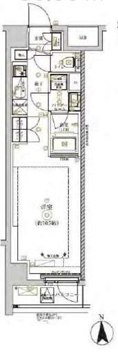 RELUXIA CITY北新宿 (リルシアシティ北新宿) 3階 間取り図