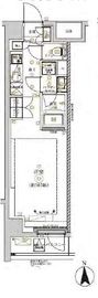 RELUXIA CITY北新宿 (リルシアシティ北新宿) 3階 間取り図