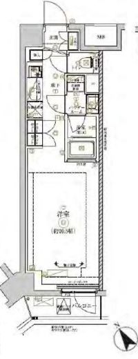 RELUXIA CITY北新宿 (リルシアシティ北新宿) 4階 間取り図