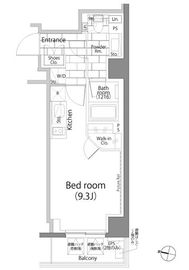 パークハビオ日本橋蛎殻町 305 間取り図