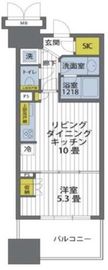 晴海テラス 12階 間取り図