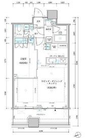 パークタワー勝どきミッド/サウス 36階 間取り図