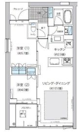 ガーデニエール砧ウエスト 720 間取り図