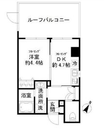 アドミラル桜新町 401 間取り図