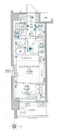 デュオステージ中山 3階 間取り図