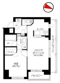 アスコットパーク錦糸町グレイス 6階 間取り図