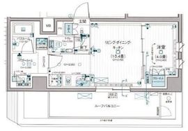 デュオステージ下北沢 5階 間取り図