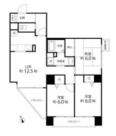 T's garden東陽町 (ティーズガーデン東陽町) 603 間取り図