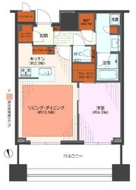 白金ザ・スカイ 14階 間取り図