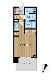 ドゥーエ横濱台町 1306 間取り図