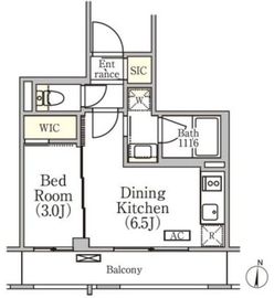 イプセ中野三丁目 302 間取り図
