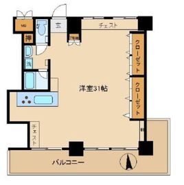 東建ニューハイツ九段 3階 間取り図