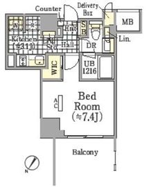 ザ・パークワンズ三軒茶屋 1階 間取り図