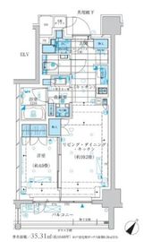 ザ・パークワンズ三軒茶屋 1階 間取り図