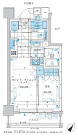 ザ・パークワンズ三軒茶屋 1階 間取り図