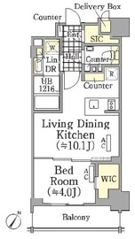 ザ・パークワンズ三軒茶屋 1階 間取り図