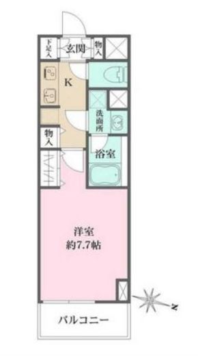 WHARF森下 (ワーフ森下) 402 間取り図